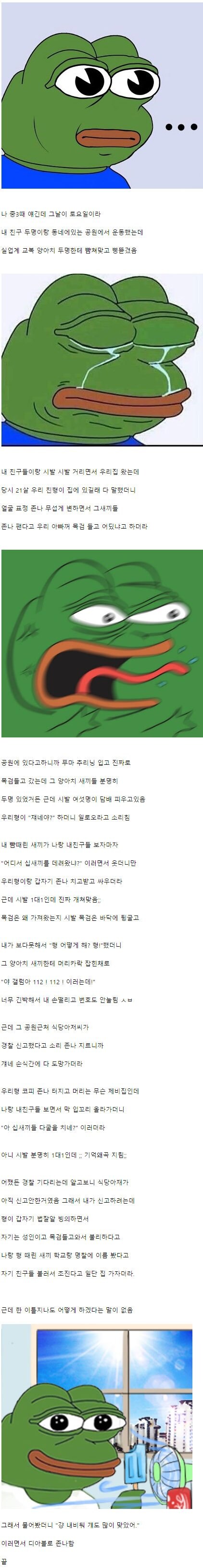 일진들한테 맞고 형한테 말하니 형이 존나빡침_1.jpg