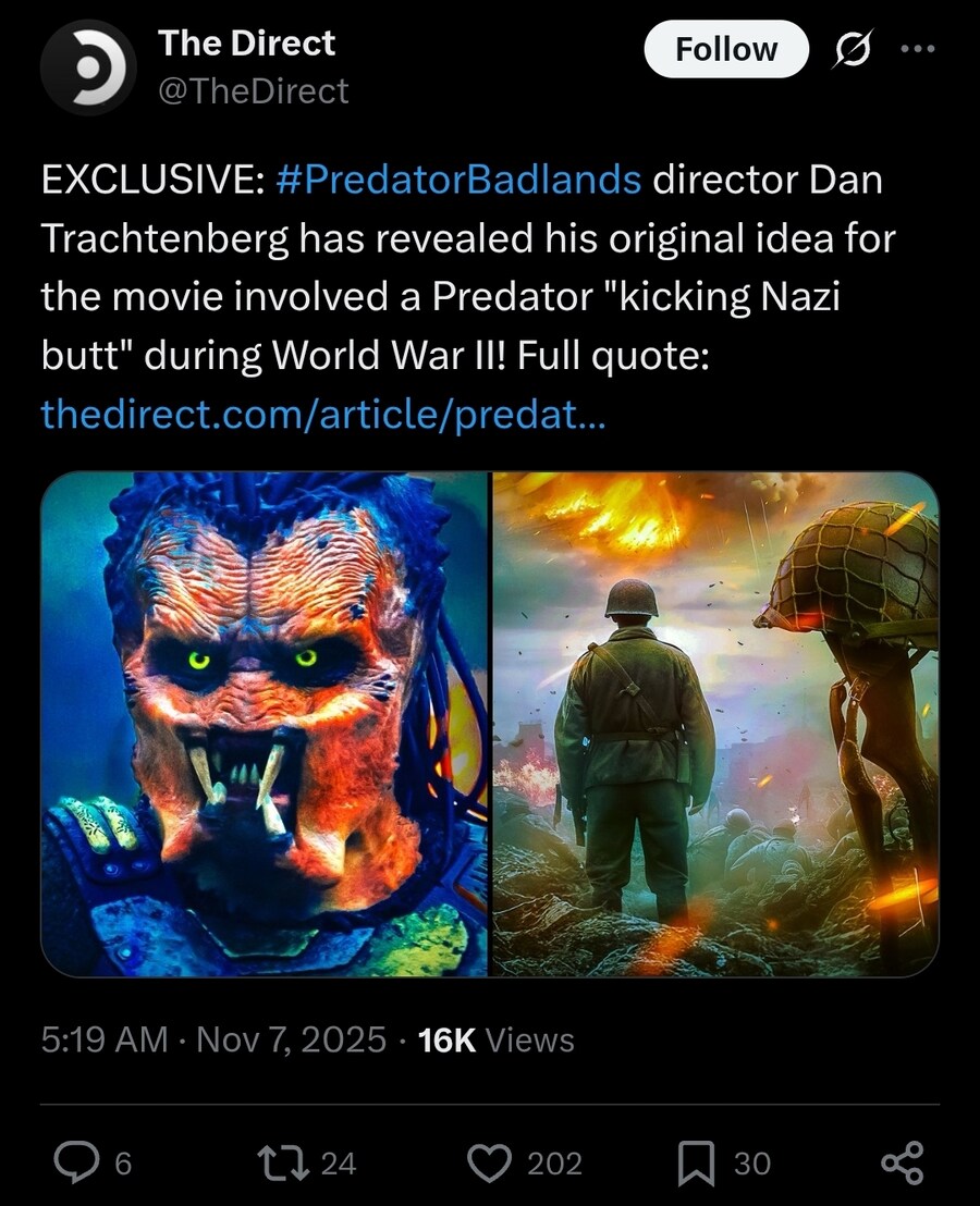 프레데터 배드랜드 감독의 초기 구상_1.jpg