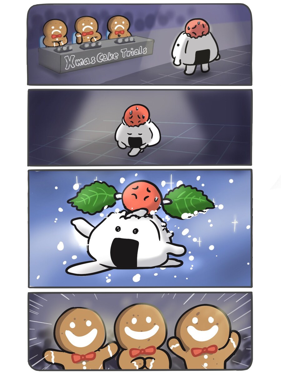 크리스마스케잌 선발에 참가한 주먹밥&우메보시_2.jpg