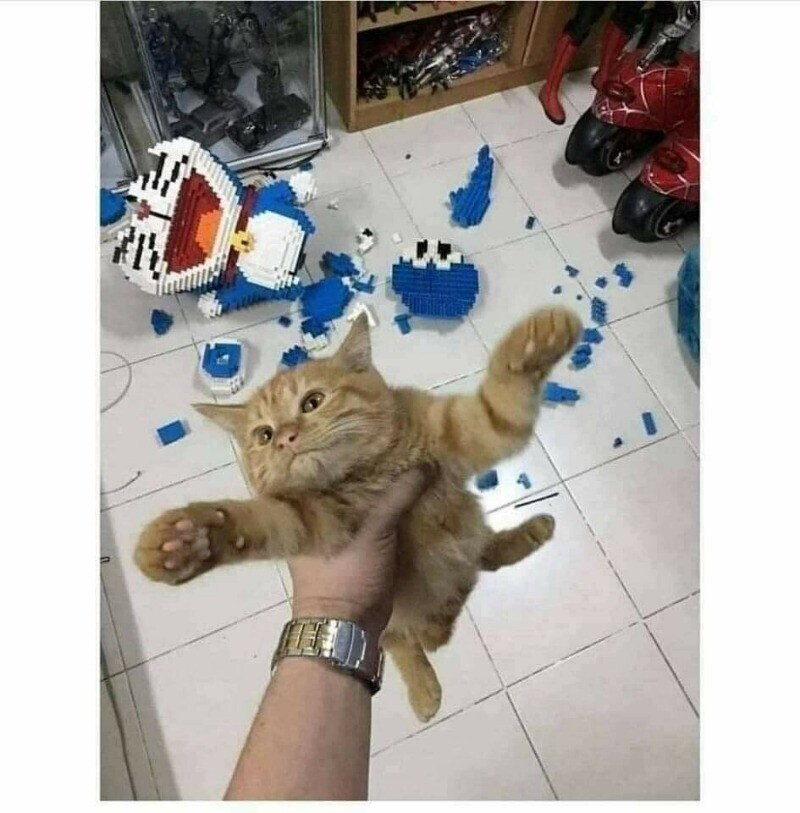 일주일 걸려 만들었다는 도라에몽 레고.jpg_3.jpg