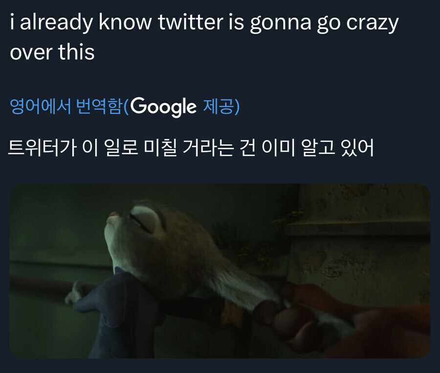 수상한 자들의 주토피아 2 예고편 반응.jpg_3.jpg