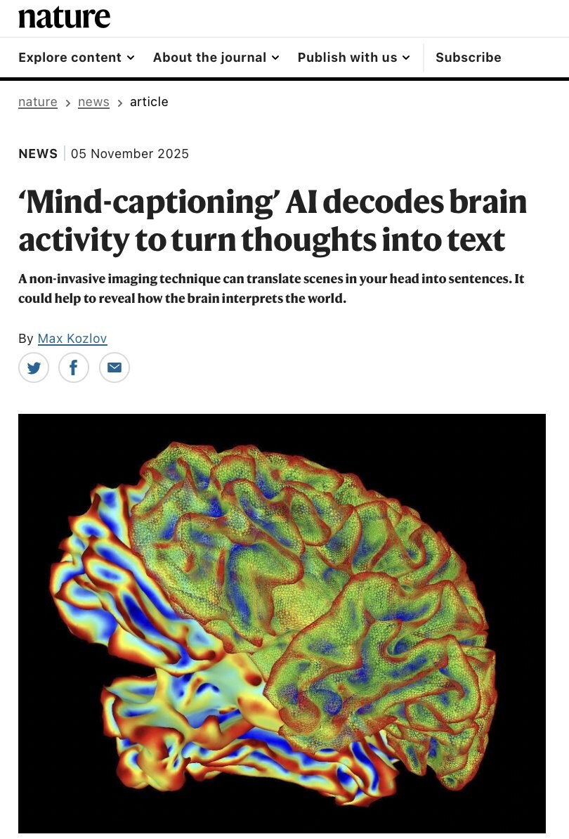 fMRI 스캔을 통해 뇌 활동을 텍스트로 만들 수 있는 기술 발표.nature_1.png