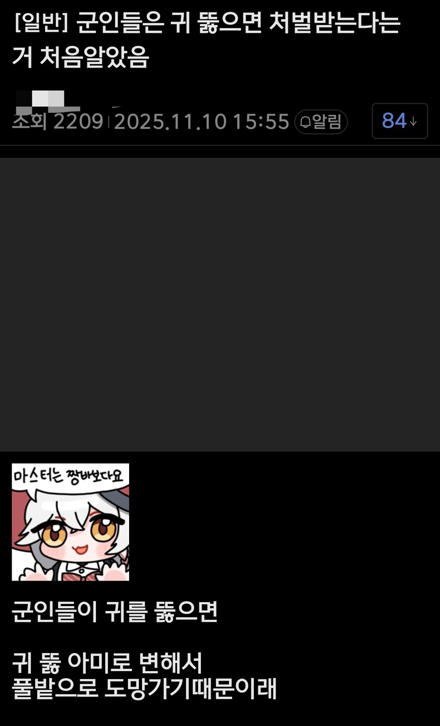 군인들은 귀뚫으면 처벌 받는 거 처음 알았음..._1.jpg