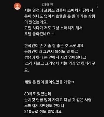 소매치기당한 한국인이 돈을 되찾은 놀라운 방법.jpg_1.jpg