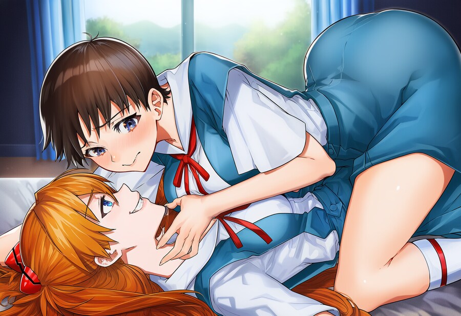 AI) TS당한 신지에게 치근덕 거리는 에반게리온의 아스카_2.png