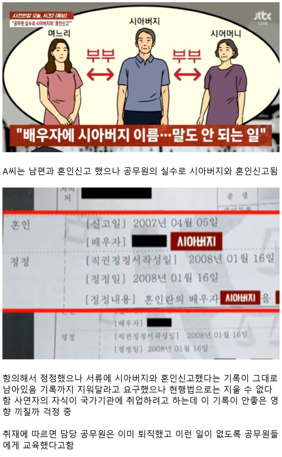공무원 실수로 시아버지와 혼인신고한 여성.jpg_1.png