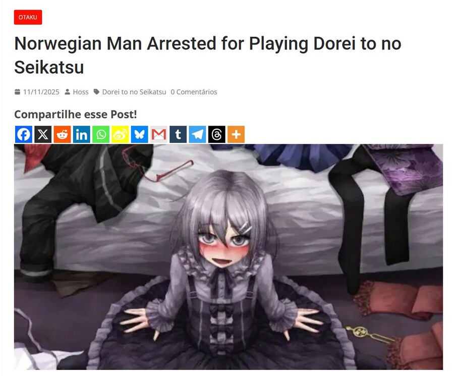 노르웨이에서 동인 게임 하던 남성 체포_1.jpg