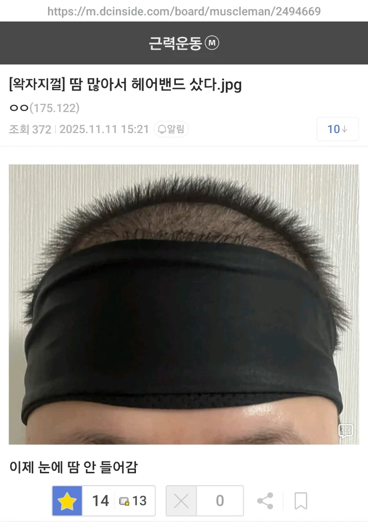 땀 많아서 헤어밴드 샀다.jpg_1.webp