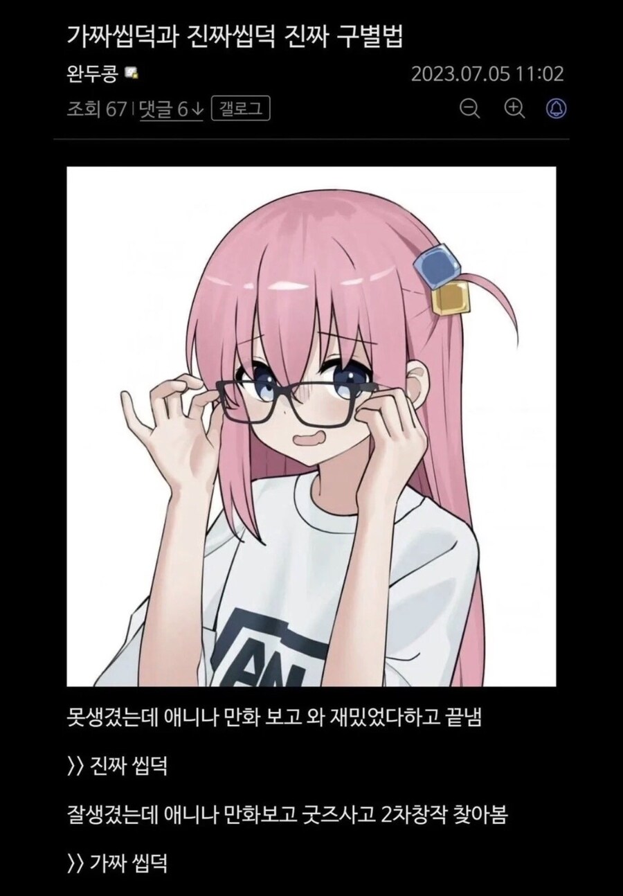 가짜씹덕과 진짜씹덕 구별법.jpg_1.jpg