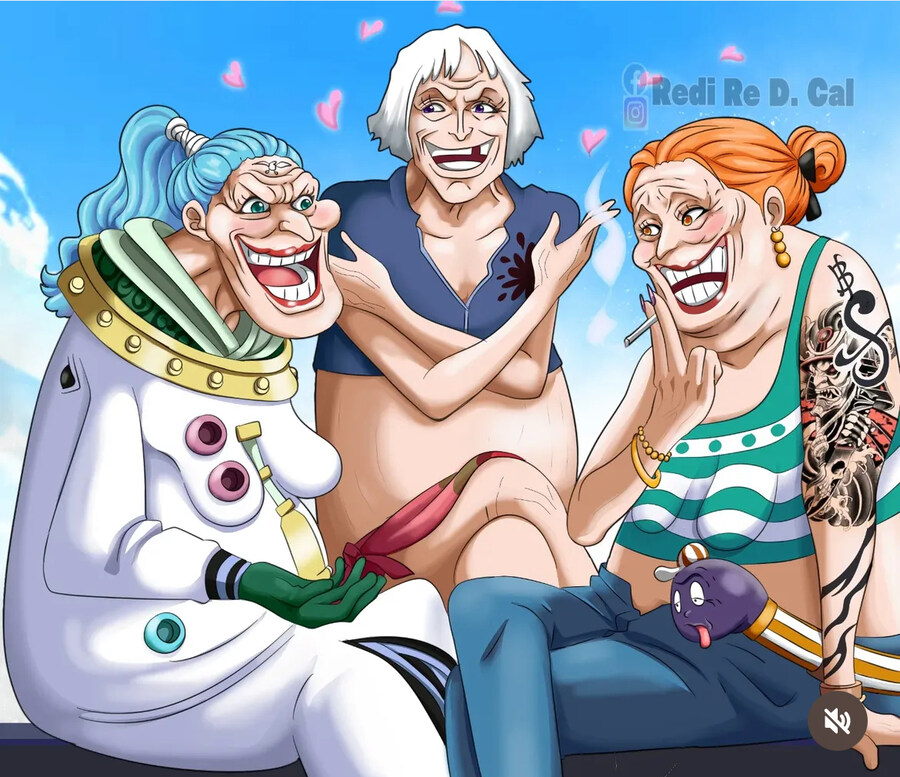 원피스 화목한 60대의 나미 로빈 비비_1.jpg
