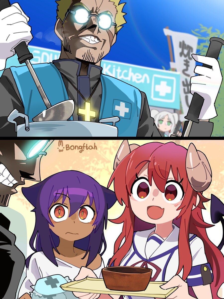 무료 급식 자원봉사자 신부님_1.jpg