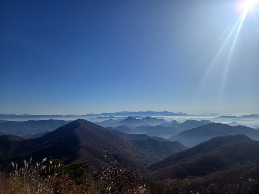순창 회문산 정상에서 보이는 지리산, 무등산_3.jpg
