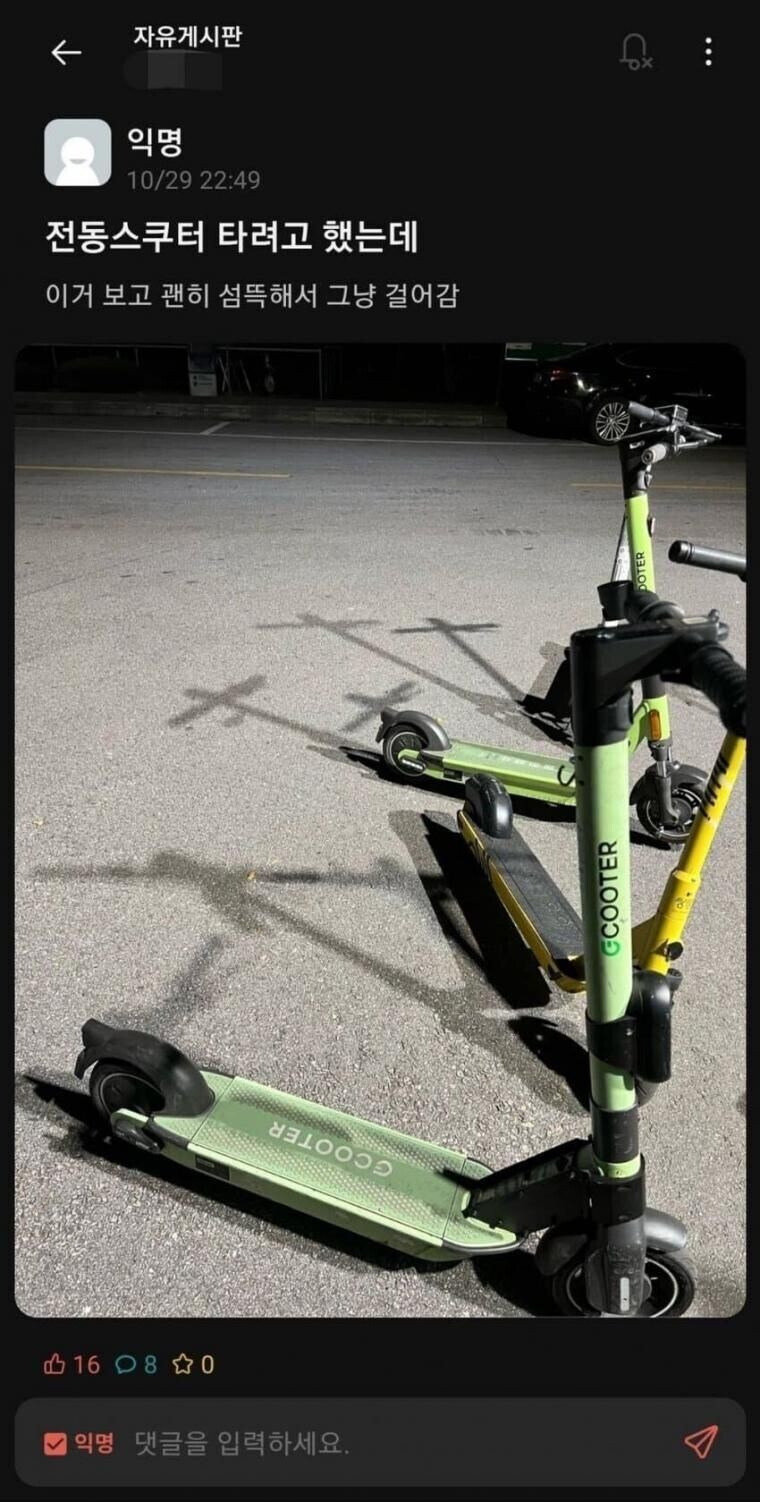 퓰리처상 후보에 오를만한 전동킥보드 사진_1.jpg