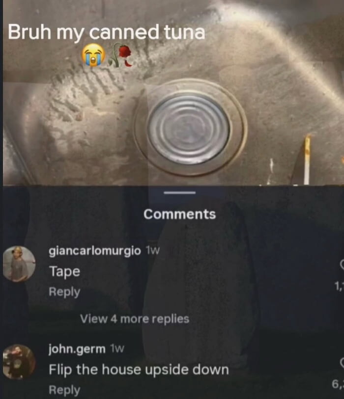 싱크대 배수구에 참치캔 낀 사람_1.jpg