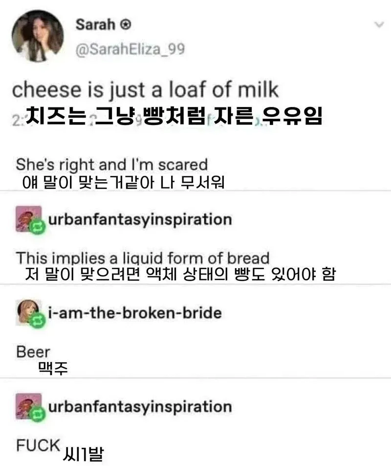 치즈는 그냥 빵처럼 자른 우유임_1.webp