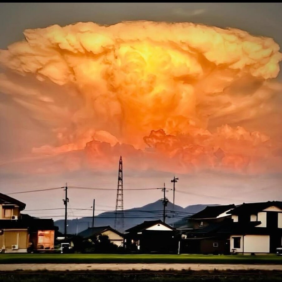 일본에서 화제라는 구름 사진.jpg_1.jpg