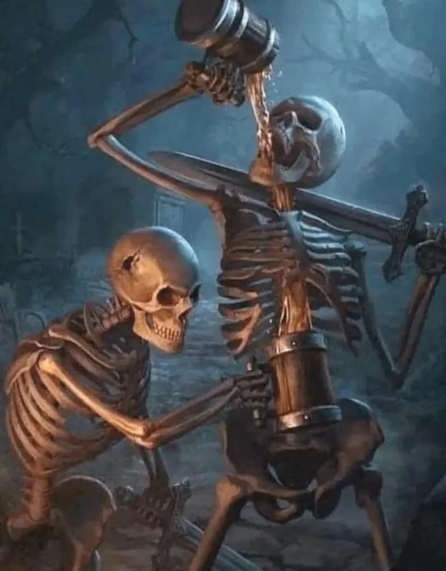 스켈레톤 손님은 무한리필 되는 맥주집_1.webp