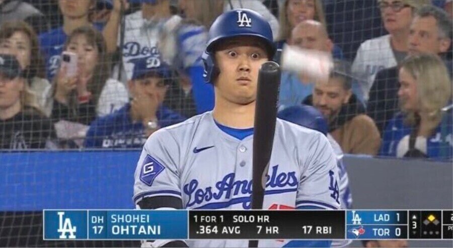 새로운 무기를 손에 넣은 오타니. jpg_1.jpg