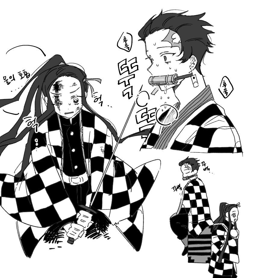 귀멸) 오니 탄지로 & 귀살대 네지코_3.jpg