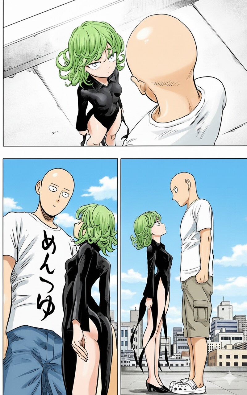 원펀맨 사이타마 vs 타츠마키 컬러 이미지들_4.png