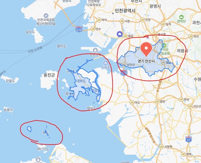 일부 사람들이 보기에 매우 불편한 한국의 지도_1.jpg