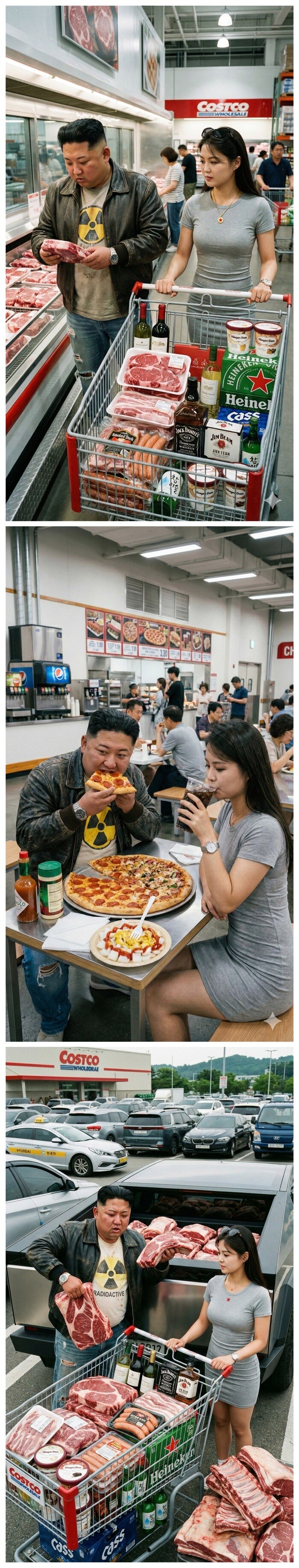 Ai가 그린 코스트코 방문한 김정은과 리설주...jpg_1.jpg