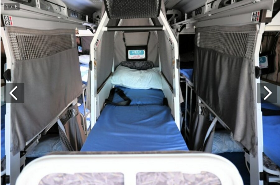 일본에서 서비스를 시작한 [누워서 가는] 버스_7.jpg