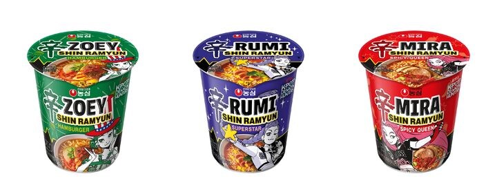 농심, 케데헌 컵라면 실사판 3종 국내외 출시_1.jpg