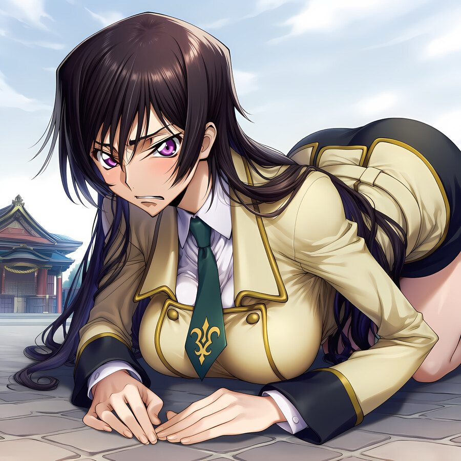 AI) 코드기어스에서 나나리를 구해달라고 스자쿠에게 애원하는 TS를르슈_2.jpg