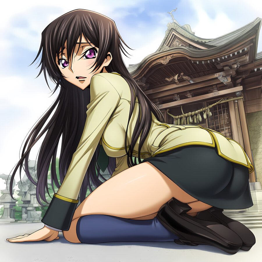 AI) 코드기어스에서 나나리를 구해달라고 스자쿠에게 애원하는 TS를르슈_3.jpg