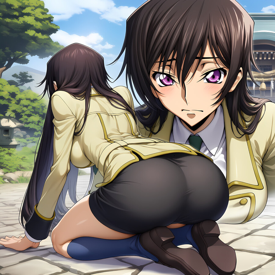 AI) 코드기어스에서 나나리를 구해달라고 스자쿠에게 애원하는 TS를르슈_5.jpg