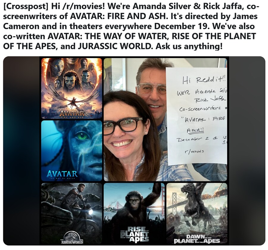 영화) 레딧에서 QnA를 받는 아바타2,3 각본가_1.png
