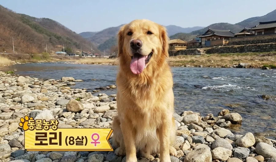 강가에서 헤벌쭉 하고있는 귀여운 8살 암컷로리_1.webp