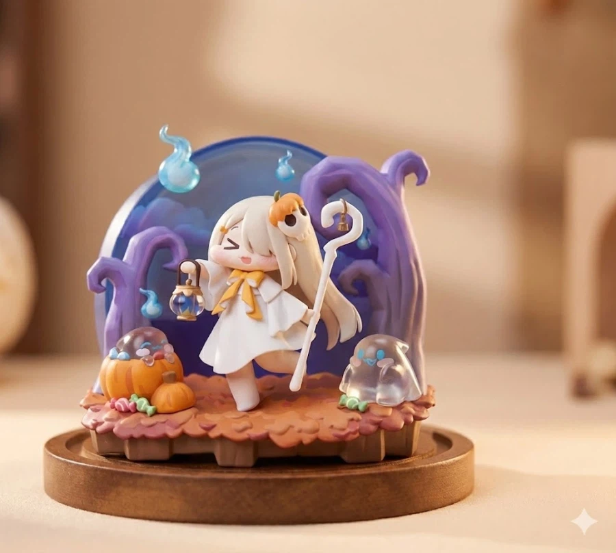 트릭컬) AI로 뽑아본 초피(강쥐), 캐시, 스피키 피규어_3.webp