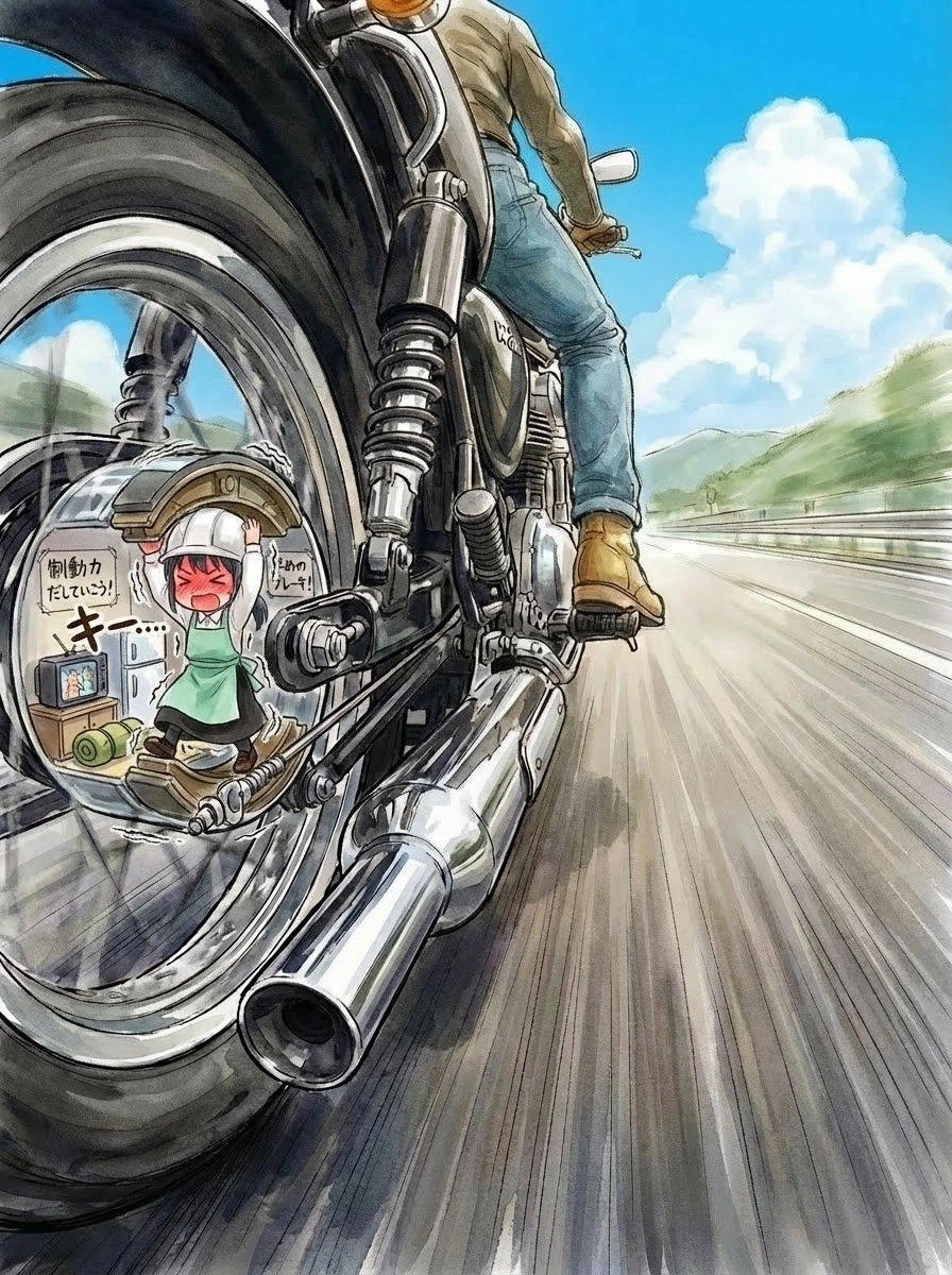 오토바이 브레이크 너무 혹사시키면 안되는 이유_1.webp