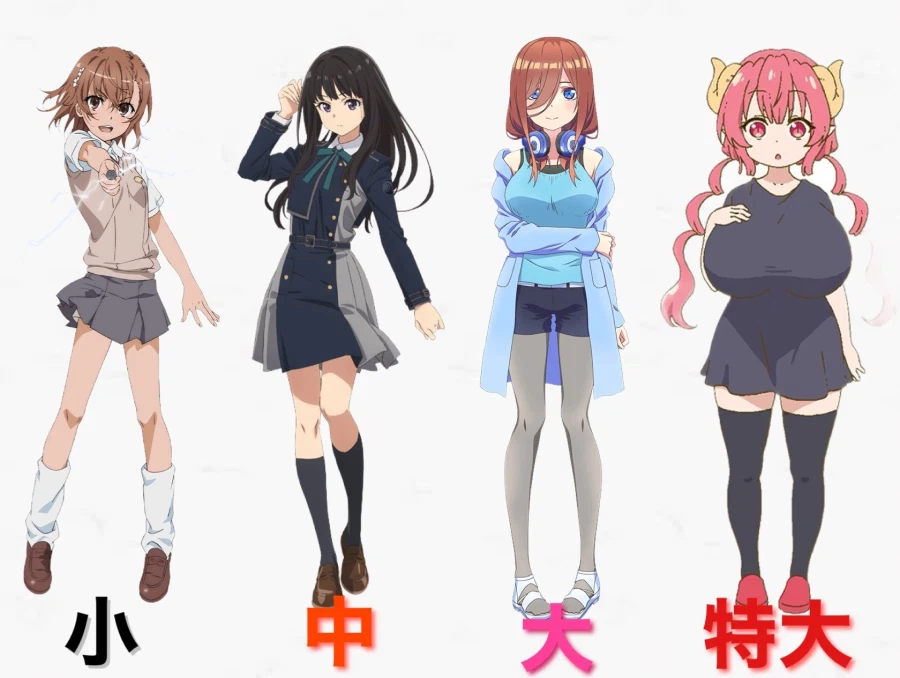 애니메이션 여자캐릭터들 가슴 크기_1.webp