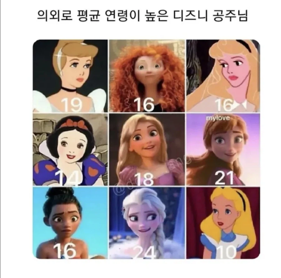 그거 아냐 디즈니 프린세스 평균 연령대가 꽤나 높단 사실_1.webp