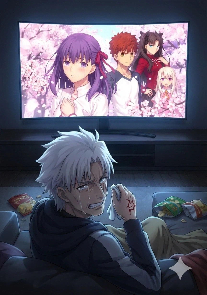 페이트) 스테이 나이트를 제로 인물들에게 보여주었다.ai_4.webp