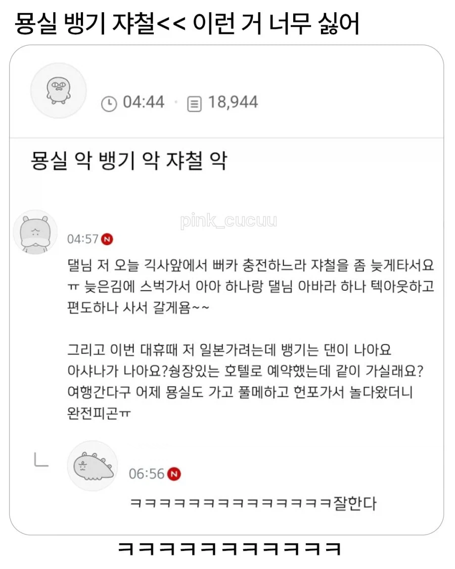 묭실 뱅기 쟈철 이런거 너무 싫어.jpg_1.webp