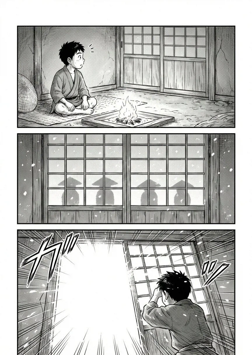 지장보살들에게 친절을 베푼 소년이 받은 복.Manga_3.webp