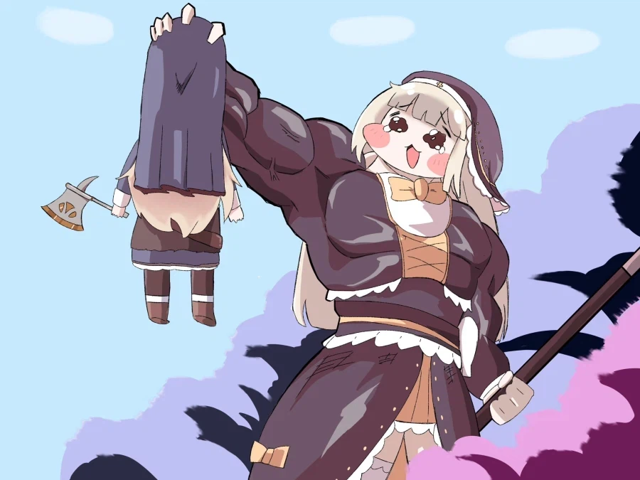 트릭컬) 세계수의 권능이 몸에 깃들며 엘다인이 된 스피키_1.webp