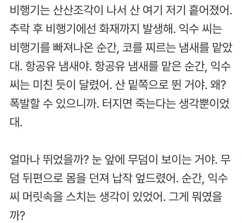 비행기 추락 후 사장 구해줬더니 해고 통보.JPG_6.webp