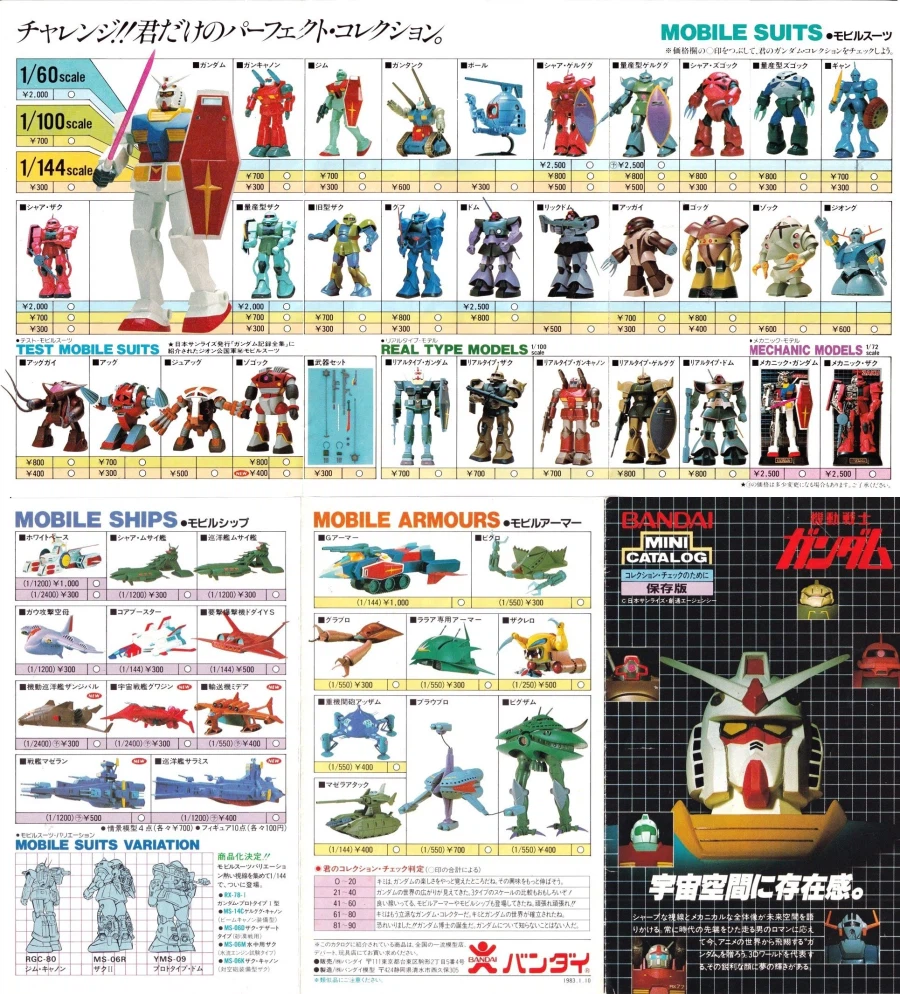44년 전에 나왔던 반다이의 건프라 카탈로그_1.webp