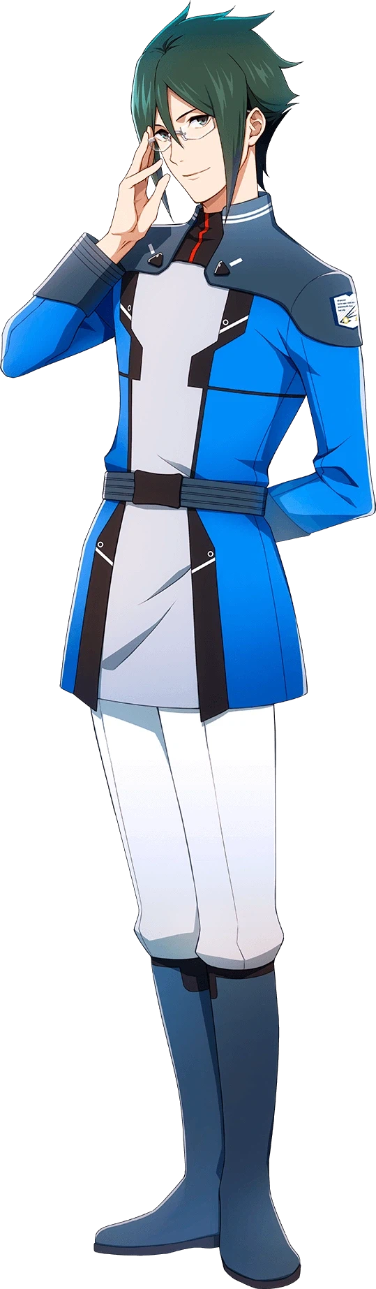 자신을 보고 겁먹는 소년을 안심시키려는 함장_7.webp