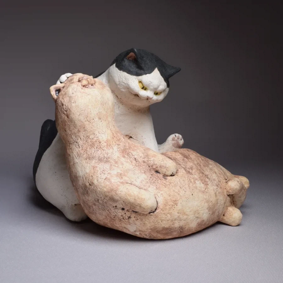 지점토 장인의 고양이 작품..._6.webp