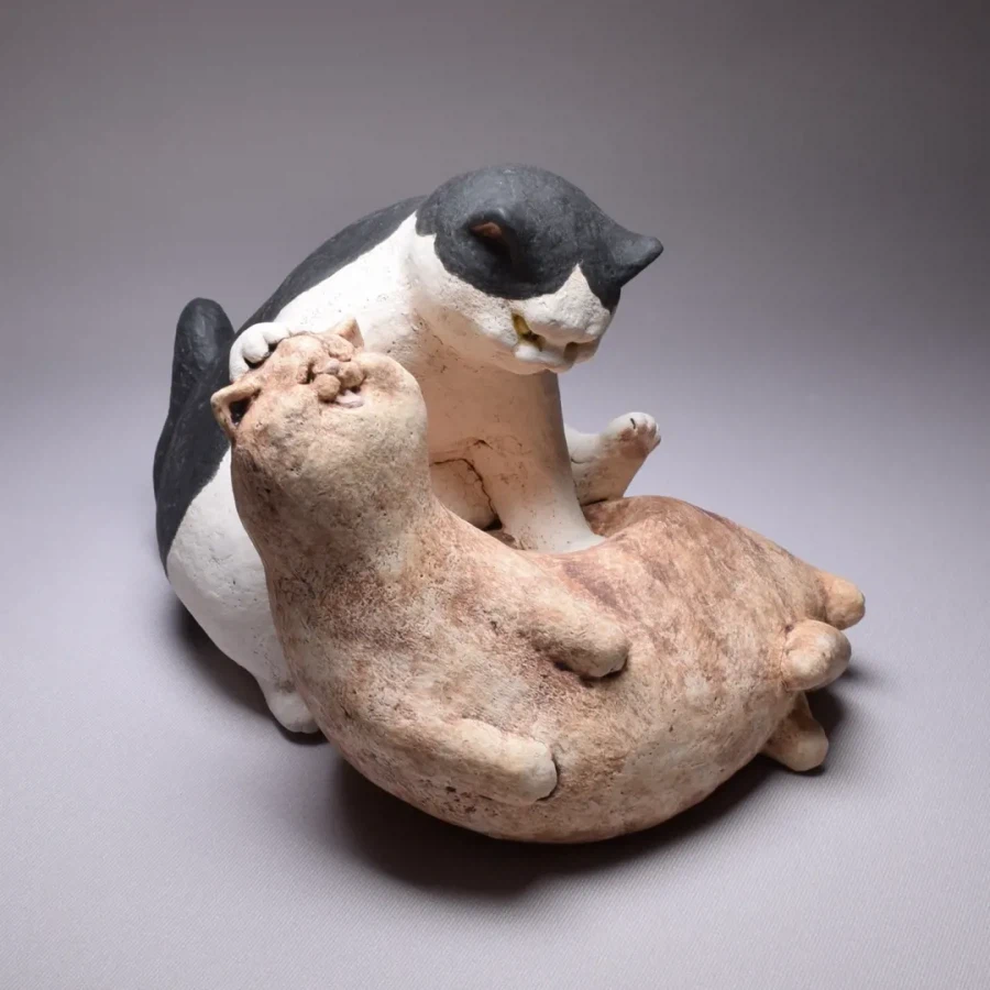 지점토 장인의 고양이 작품..._7.webp