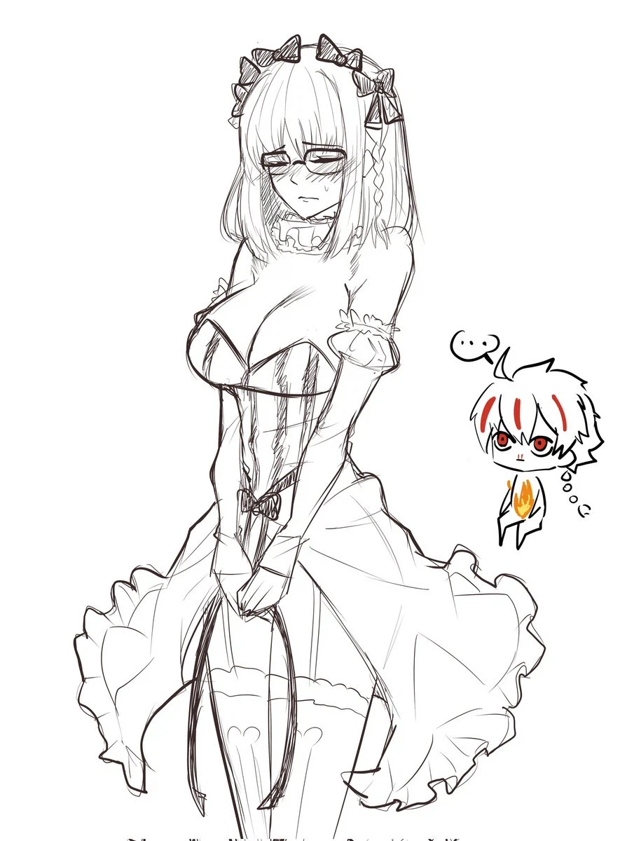 페이트) 그 할망구로리가 이렇게 야한 옷을 입었구나_1.webp