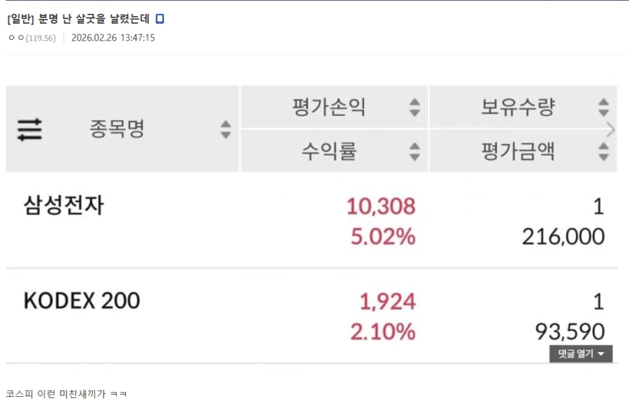 코스피에 살을 날린 미국 주식 갤러리_1.webp