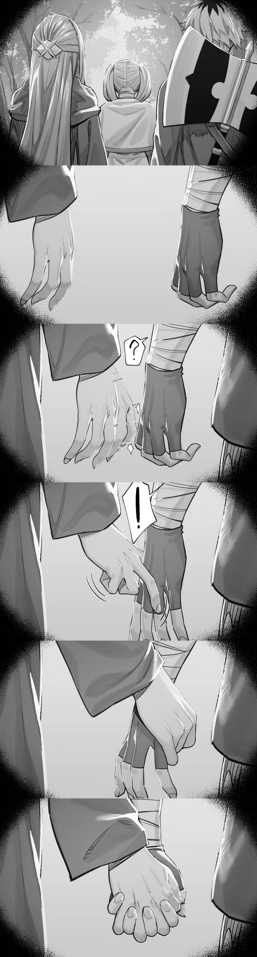 프리렌)프리렌 뒤에서 꽁냥 거리는 힘찬이와 효은이_1.webp