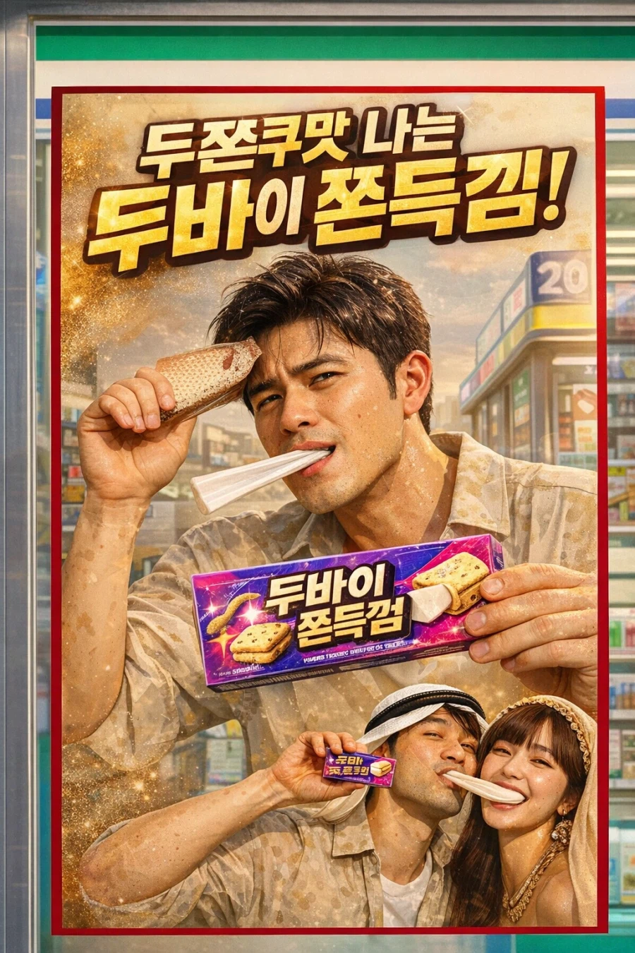 Ai) 두쫀쿠맛 나는 두바이 쫀득껌 광고 만들어달라니까_1.webp